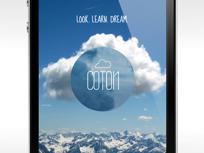 Coton splashscreen app iphone