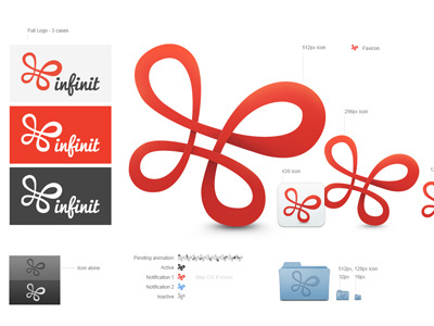 Infinit - Icon family app icon identity logo