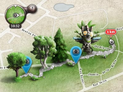 Project úti - Map 1 arg game illustration isometric map nature totem trees