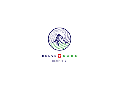 HelvetCare Logotype & Mark, Packaging Label and Identity Product branding cannabis cannabis branding cannabis packaging cbd oil hemp logo hemp oil identity label design label packaging logodesign logotype packaging packaging design swiss switzerland visual identity design