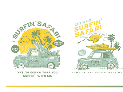 Surfin' Safari T-Shirt Design
