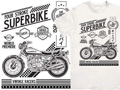 Vintage Motorcycles T-Shirt