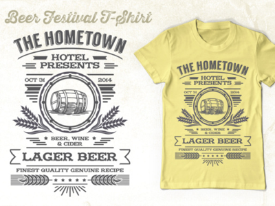 Beer Festival T-Shirt artisan beer brewery cider festival lager octoberfest wine