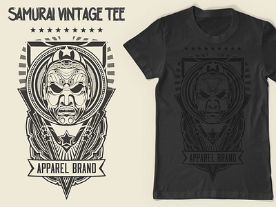 Samurai Tee apparel clothing ninja samurai t shirt tee tees