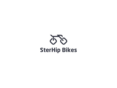 Sterhip Bikes Logo Design Challenge Day 24 branding clean creative cycle dailylogo dailylogochallenge day 25 illustration lineart logo logodesign logodesignchallenge logodesigners modern sterhips bikes ui