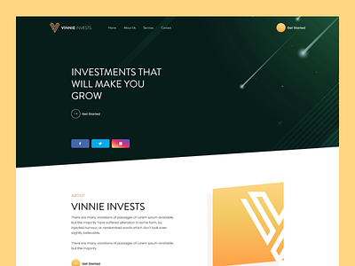 Vinnie Invests-Landing Page