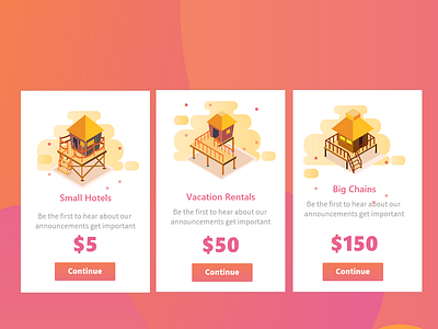 Hotels Onboarding Card Concepts animation app branding card concept design hotels illustration minimal price prices typography ui uidesign uiux web
