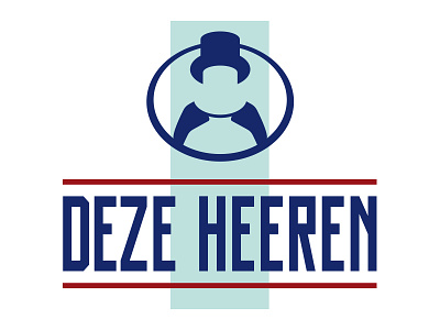 Logo Design Deze Heeren design logo negative space