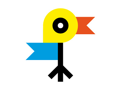 Polly Parrot Logo funny happy logo polly