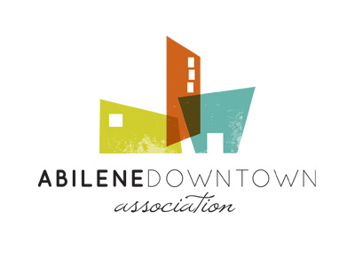 ADA logo abilene brand city downtown logo texture