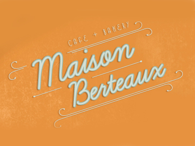 Maison Berteaux Brand by Casey Marchbanks on Dribbble