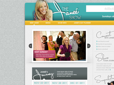 Janee Web Concept website