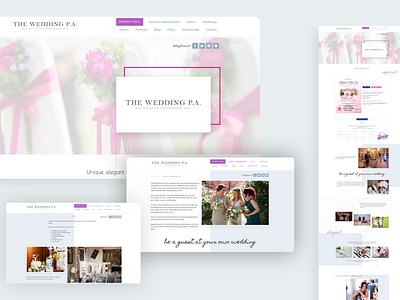 The Wedding PA | Web Design design interactions ui web web design web development website website design wedding wedding design wedding website