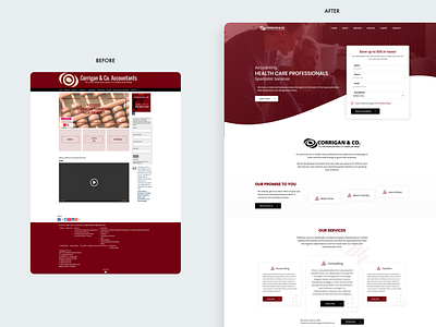 Accountants Website Redesign