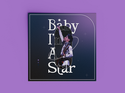 Prince - Baby I'm A Star design graphic design illustrator