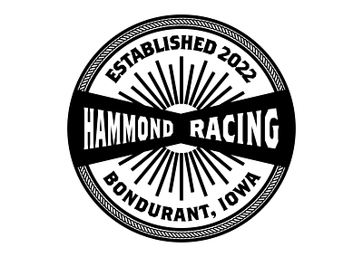 Hammond Racing Badge badge branding graphic design logo racing