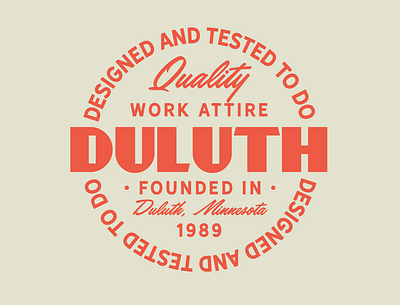 Duluth Trading Co. badge branding design graphic design logo vector