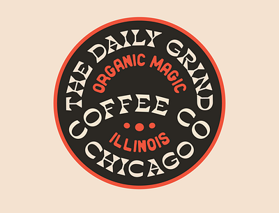 The Daily Grind branding design graphic design illustrator logo vector