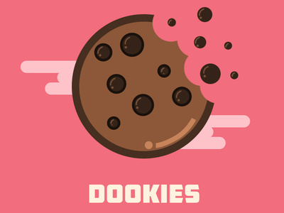 Cookies design illustation logo vector