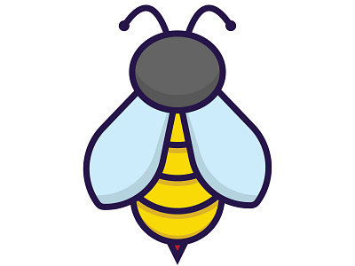 bee bee icon illustration spring