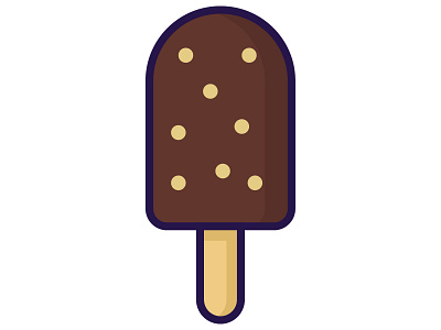 Popsicle icon illustration popsicle spring