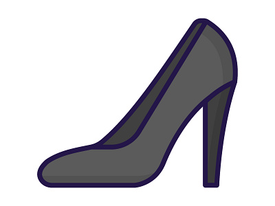 High Heel icon illustration wedding