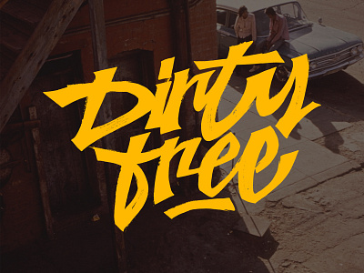 Dirty Free calligraphy drawing font graffiti hiphop lettering letters music street type typogaphy