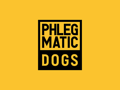 Phlegmatic Dogs (Logo) bass branding dogs house logo logotype music party phlegmatic dogs rave russia stampio