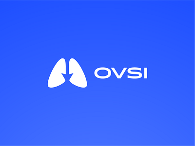 ovsi.org logo branding coronavirus covid19 engineering logo lung lungs minimal ventilator wordmark