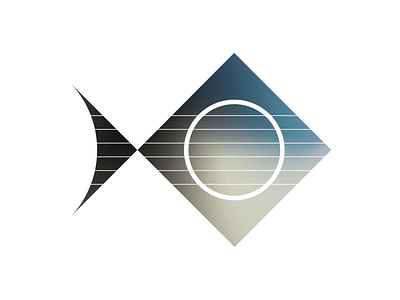 Tuna logo branding flat gradient logo mark minimal simple
