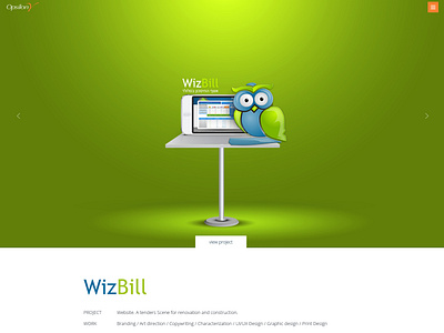 WizBill.com animation branding design graphic design icon illustration logo ui ux vector web app web design website