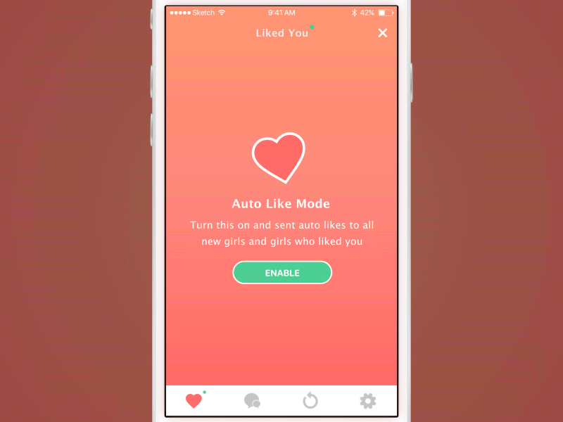 Dating App Animation