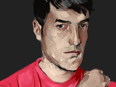 Self Portrait brush digital digital art illustration painting