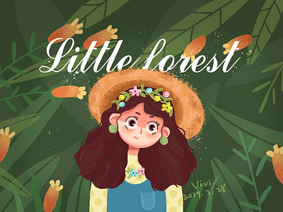 little forest illustration