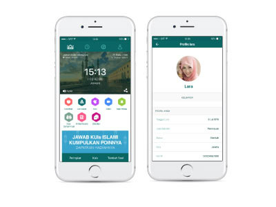 UI App Pray Muslim and Information about Islam indonesia designer ui design ui designer
