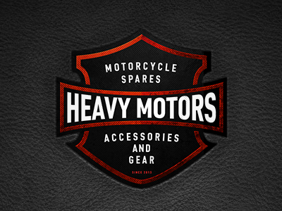 Logotype and landing page of HM local bikers store by Sintonika on Dribbble