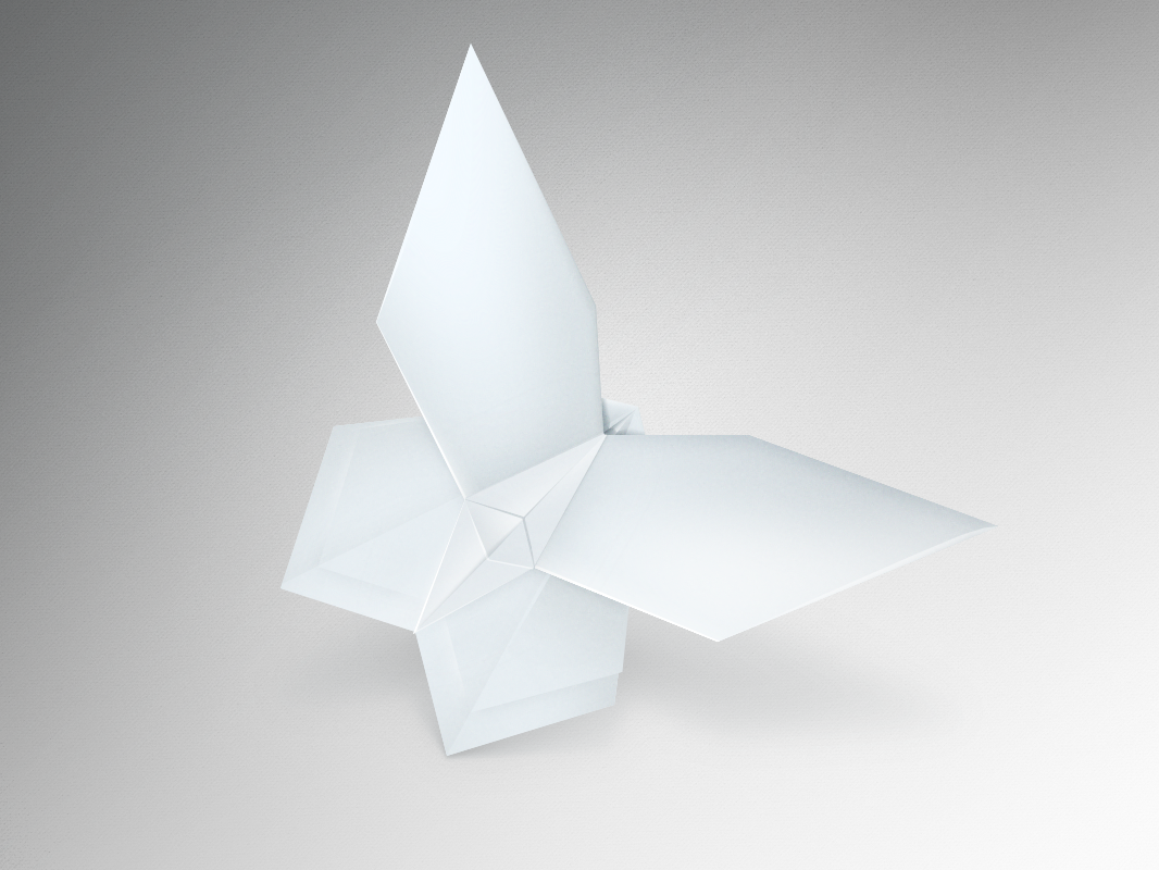 Origami Batterfly by Sintonika on Dribbble