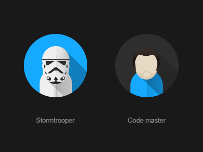 Stormtrooper avatar clone flat stormtrooper sw