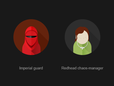 Emperor's Royal Guard avatar chaos flat imperial guard manager redhead royal guard sw
