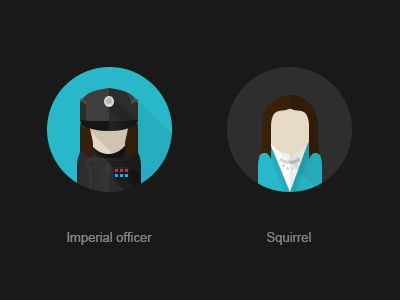 Imperial officer avatar death star officer flat imperial officer officer pm project manager squirrel sw