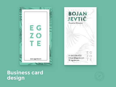 Egzote Business Card