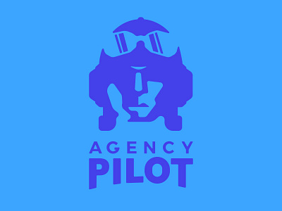 Agency Pilot branding logo pilot soldier