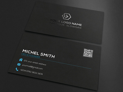 Lastet Spot Uv Card Template Psd business card psd design logo