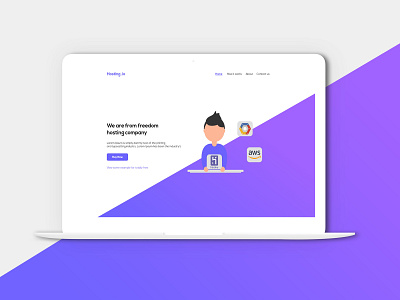 Web Hosting- Landing page