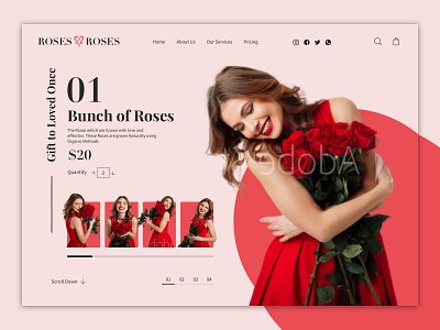 Roses and Roses ecommerce