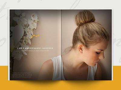 Magazine Design about Hearing Problems graphic graphicdesign hearing magazine problems school student