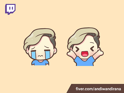 Cute Twitch Emote By Andi Wandi Rana On Dribbble