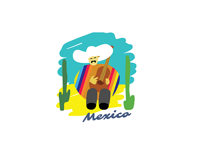 "Mexico" Logo branding design graphic illustration logo vector