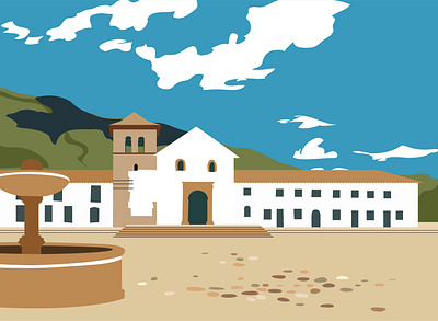 VILLA DE LEYVA, COLOMBIA design graphic graphic design illustration vector