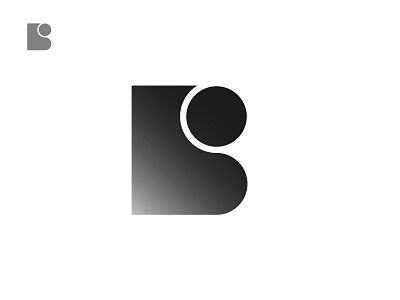 B / Yin Yang black branding design grid logo logodesign monogram